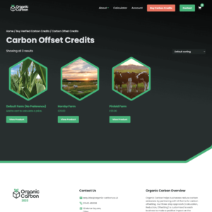 Organic Carbon.co .uk Product Category Carbon Offset Square For Screenshots